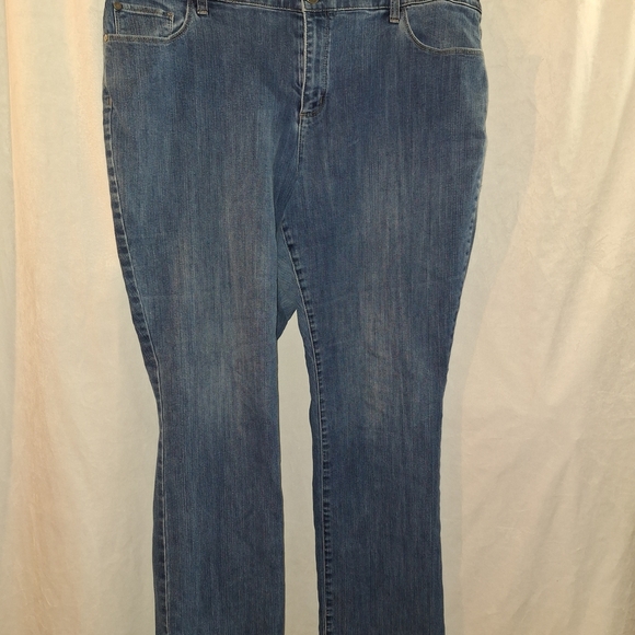 CJ Banks Medium Blue Denim Pants - Picture 1 of 5